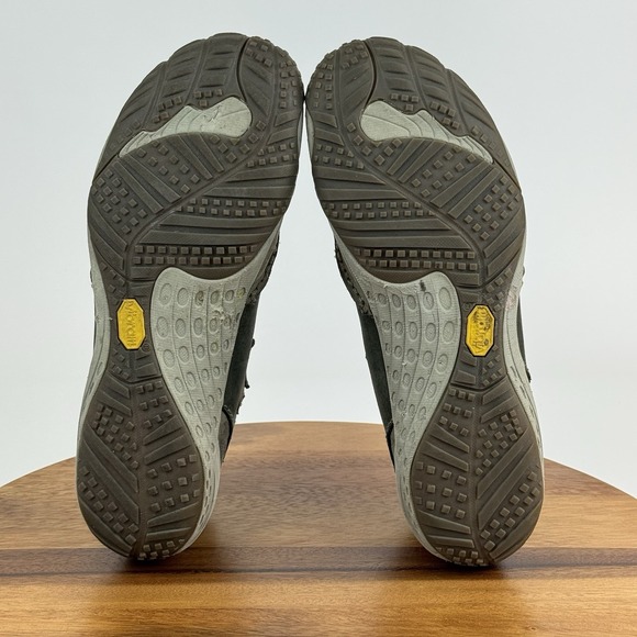 Mens Merrell Orbit Glove Brown Leather Athletic Mid Trail Sneakers Shoes Size 10 - Picture 7 of 8